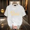 Tricou de vară pentru bărbați femei cu gât rotund, mânecă scurtă și imprimeu, respirabil, topuri sport