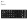 Adesivos de Teclado Multilíngue DIY Espanhol/Inglês/Russo/Alemão/Árabe/Italiano/Japonês Substituição de Letras Para Laptop PC