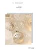 Champagne Gold & White Christmas Ball Set: Tree & Party Decorations.
