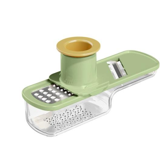 

3-in-1 Garlic Ginger Grinder Potato Slicer Multi-Functional Kitchen Chopper Tool for Garlic Puree Ginger Paste And Vegetable Shredding