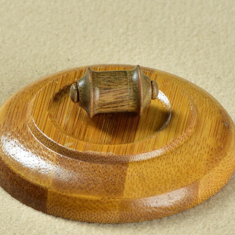 Green Sandalwood Scripture Pendant & Bead Storage Box - Chinese Retro Accessory