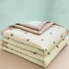 WTEMPO Thick Student Soft Dormitory Blankets Four Seasons Lightweight Quilts Retro Elegant Printed Large Size Simple Retro Foldable Blankets