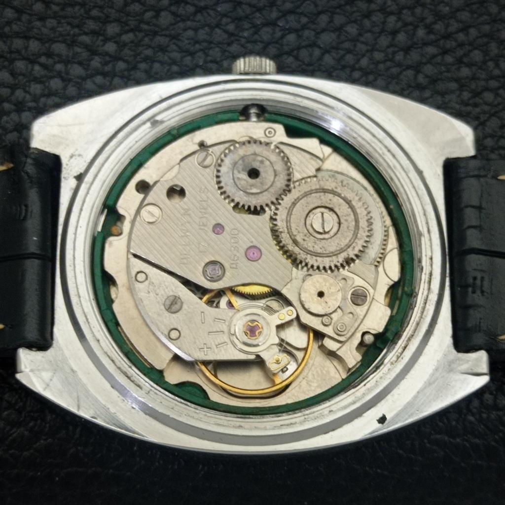 ALLWYN HAND-WINDING 6300A VINTAGE INDIA MENS BLUE COLOR DIAL WATCH a703946-1