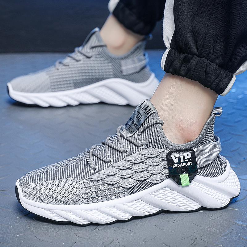Summer New Men'S Shoes Breathable Running Sneakers Casual Shoes Flying Mesh Mesh Shoes All Men'S Fashion Shoes M905