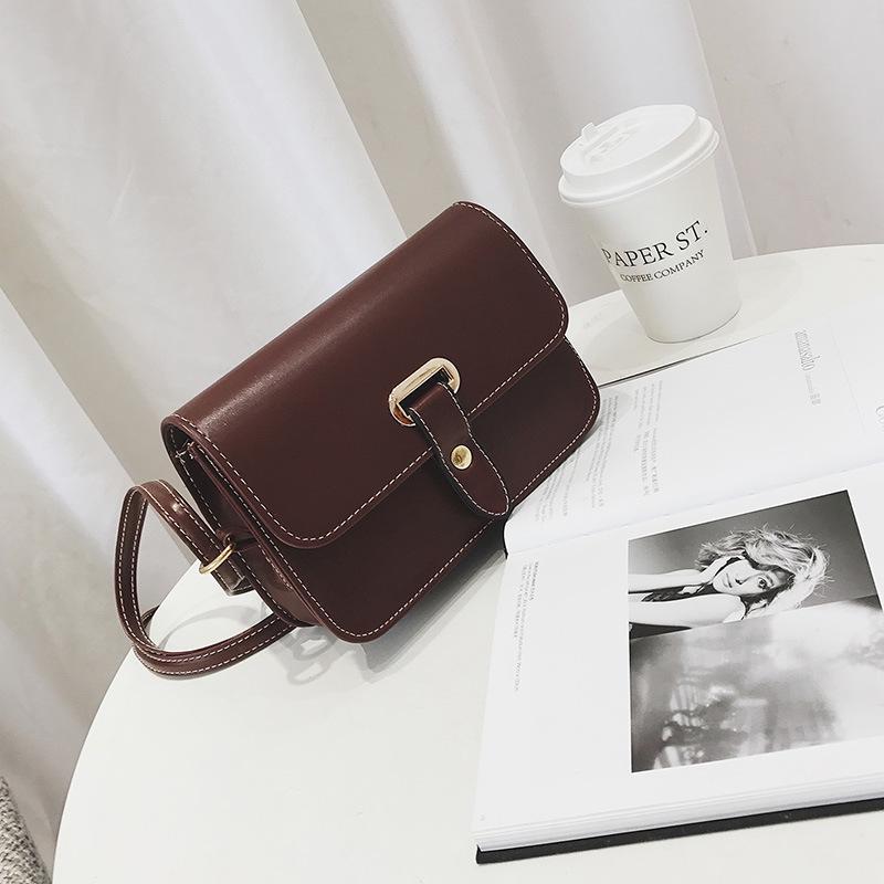 SCIONE Fashion Small Square Bag Wild Small Bag Simple Female Bag Retro Shoulder Bag Messenger Bag