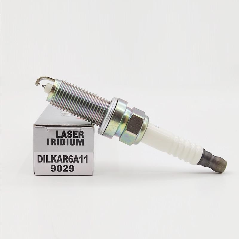 

4 шт./лот, двойные иридиевые свечи зажигания 22401-JA01B DILKAR6A11 для Nissan Altima Rogue Sentra X-TRAIL 2.5L, высокое качество 4PCS