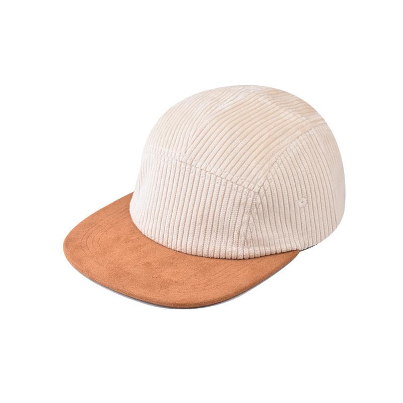 Vintage Corduroy Baseball Cap With Curved Brim For Men And Women In Summer Style