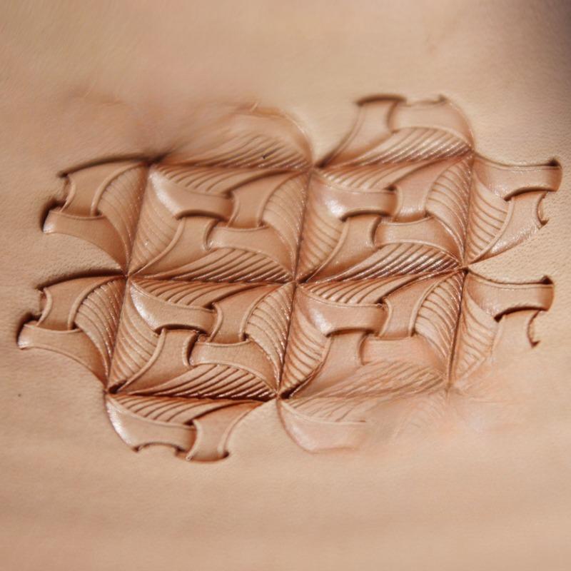 9x16mm Geometry Logo Leather Carving Tool 304 Stainless Steel Stamps Metal Stamping Punch Pattern Pressing Puncher JH315