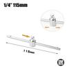 Sliding Rod Chrome Vanadium Steel Extension Silver