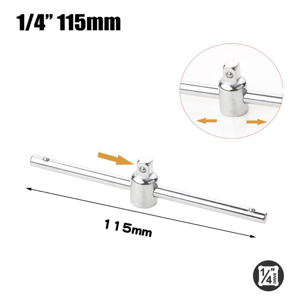 Sliding Rod Chrome Vanadium Steel Extension Silver