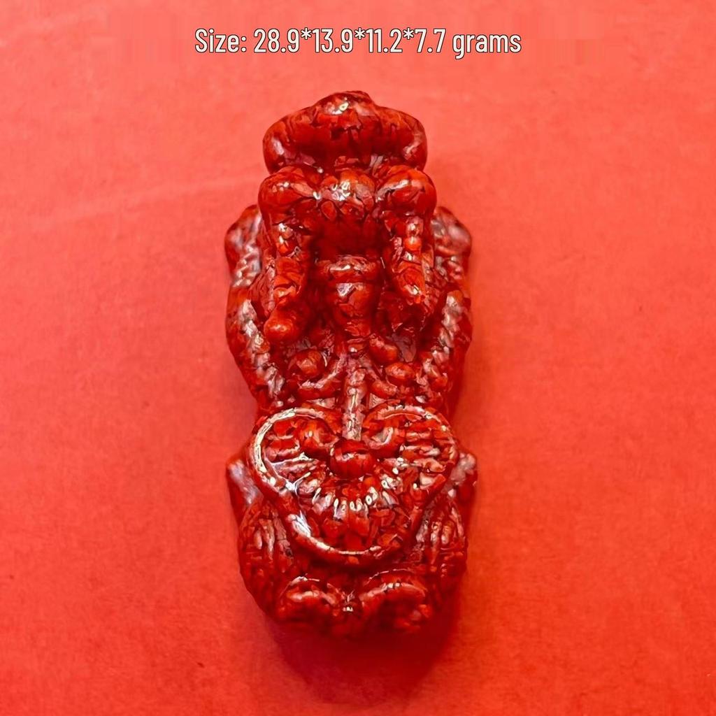 Original Gold-Plated Cinnabar Turtle Shell Fu Plaque and Gourd Pouch Accessories