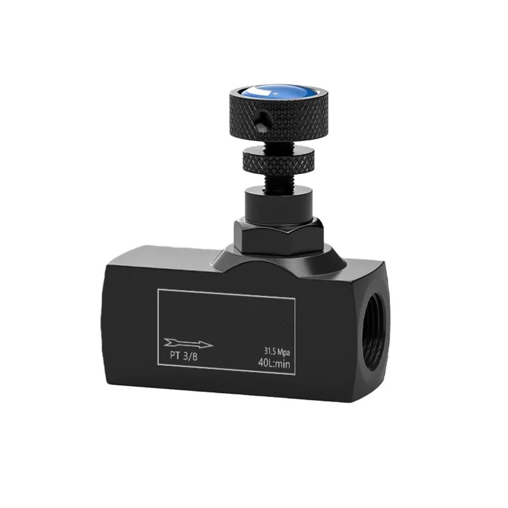 1pc Hydraulic One-way Throttle Valve Flow Control Adjustable For Injection Molding Machines Accessories