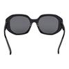 MaxMara Brand Logo Irregular Shape Sunglasses Unisex Sunglasses Black MM0153-K_01A