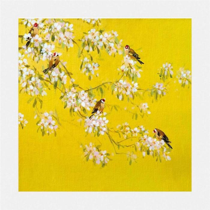 Impressão de pintassilgos de primavera Fletcher Prentice 40cm x