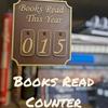 Gelesene Bücher dieses Jahr Bücherregal Zähler Buchdeko Buchliebhaber Schild Leseplan Management