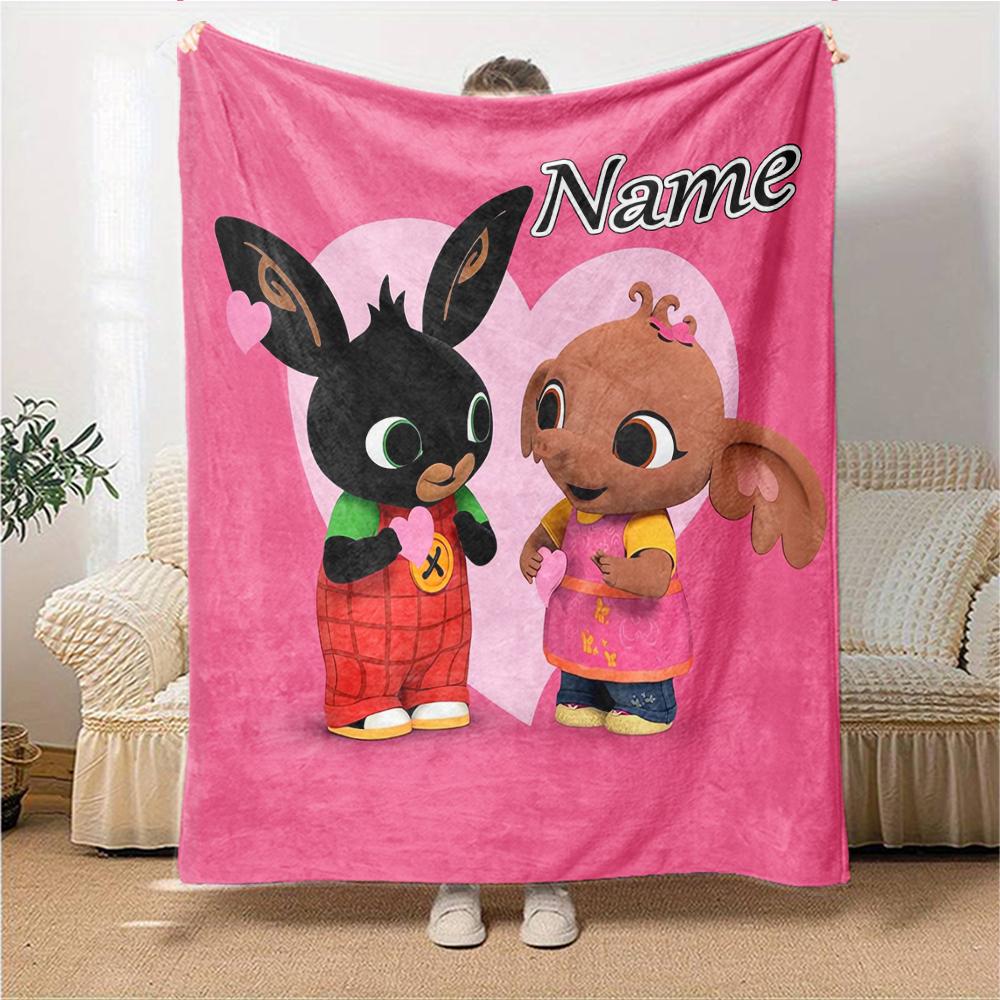 Custom Name Friendship Fun Playroom Party Blanket For Couch Bed Plush Cozy Fuzzy Blanket Super Soft Warm Blankets For Fall And Winter 091611