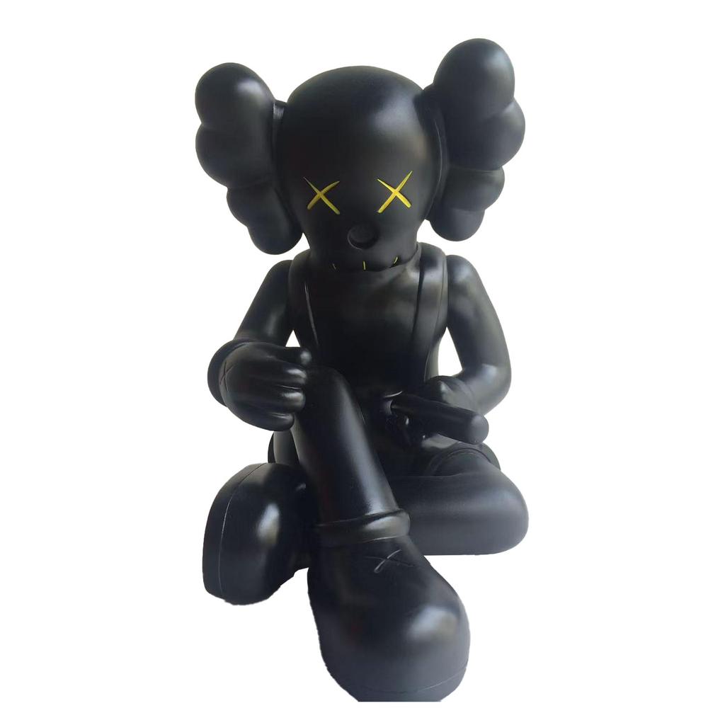 Kaws Semi-Dissected Bear Figure Ornament - Trendy Decorative Toy for Living Room Collection Gift