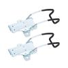 2Pcs Stainless Steel Latch Fasten Buckle Lock Casting Hinge Curved Industrial Vacuum Cleaner
