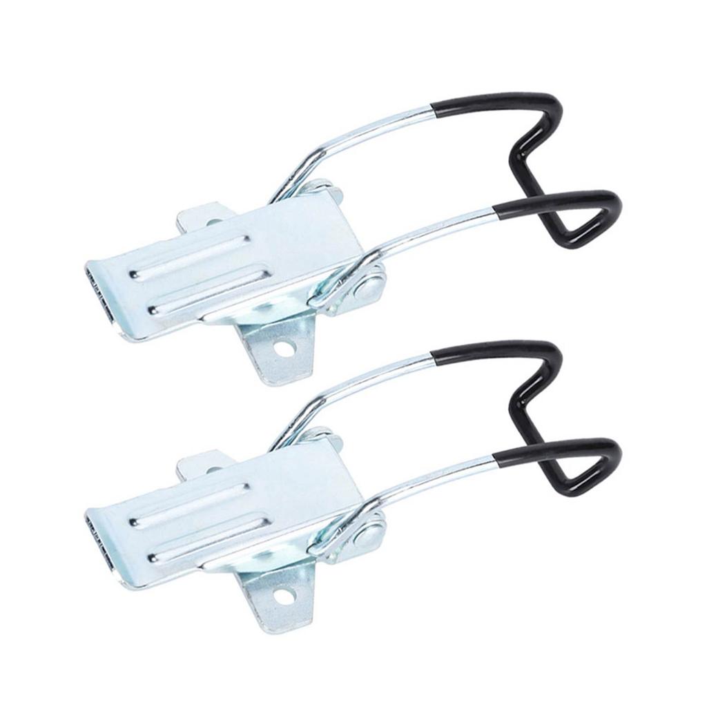 2Pcs Stainless Steel Latch Fasten Buckle Lock Casting Hinge Curved Industrial Vacuum Cleaner