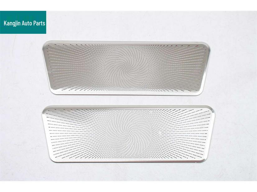 Stainless Steel Silver Interior Door Bowl & Speaker Cover for 25 BMW X3 G45