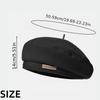 Autumn-Winter New Beret for Women, Versatile Painter Hat, Literary Vintage Octagonal Hat, Casual Wear Classic Beret