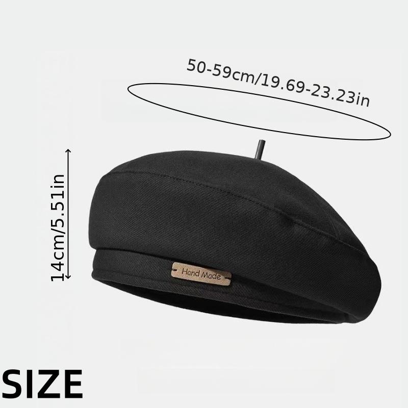 Autumn-Winter New Beret for Women, Versatile Painter Hat, Literary Vintage Octagonal Hat, Casual Wear Classic Beret