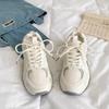 Mesh Dad Shoes Children 2025 New Summer Women's Shoes Versatile Casual Shoes Show Small and Light Platform Sports Shoes