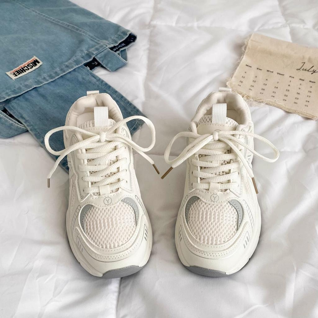 Mesh Dad Shoes Children 2025 New Summer Women's Shoes Versatile Casual Shoes Show Small and Light Platform Sports Shoes