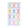 10 Sheet Index Label Paster Bookmark Stickers Easy Read Book Tabs Gold Stamping Tabs for Office School Notbook Journal Study Reading