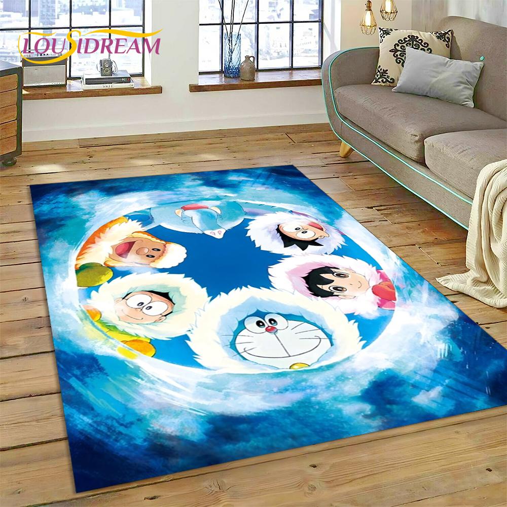 3D Cartoon Dream D-Doraemon Anime Rug Carpet for Living Room Bedroom Home Decor,Floor Mat Non-slip Decoration for Sofa Doormat