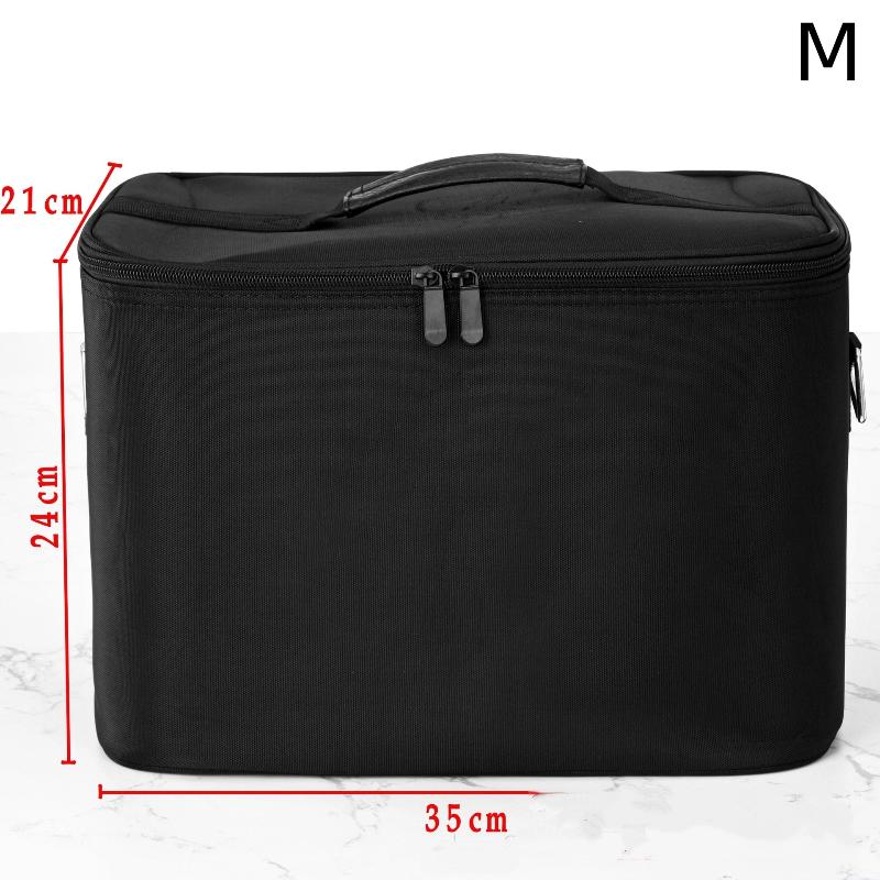1Pcs Barber Hairdressing Tool Storage Bag Large Capacity Zipper Hair Stylist Organizer Case For Salon Home Travel Use