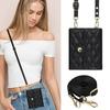Leather Crossbody Wallet Phone Case for Samsung Galaxy Z Flip 5 4 3 Flip5 Flip4 Flip3 5G Blocking Organ Card Slot Lattice Cover