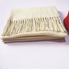 Wool Scarf for Women Autumn and Winter Warm Tassel Large Shawl Winter Scarf Solid Color Cashmere Scarf Imitation Cashmere Scarf