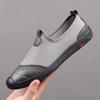 Fashion Breathable Men's Walking Shoes Summer New Knitted Casual Shoes Soft Comfort Mesh Shoes Lightweight Simple Slip on Flats Sneakers