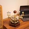 Orrery French Decor Master Piece for Book Shelves Brass and Steel Orrery A Functional Model of the Solar System with Multi Celestial Bodies