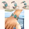 Boho Chic Alloy Geometric Hand Bracelet With Turquoise For Womens Fashion Scene