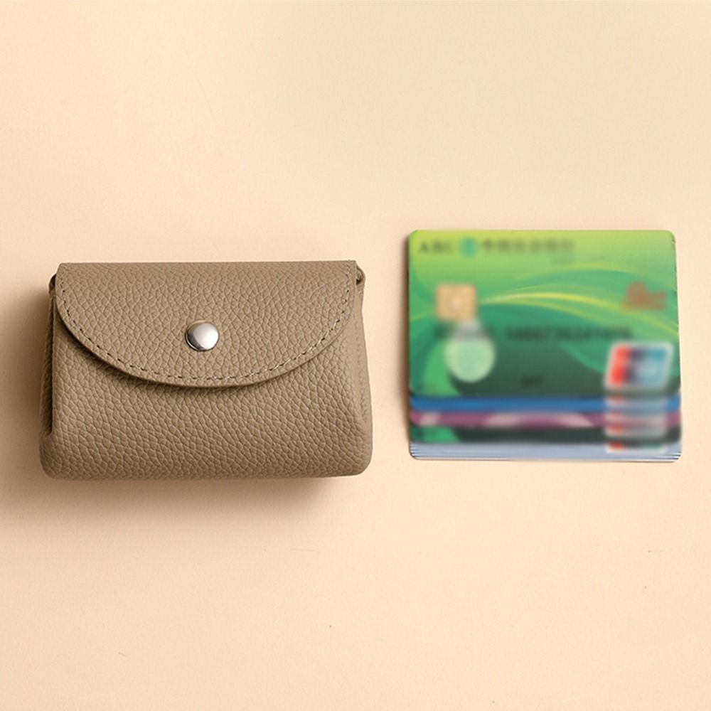 Portable Women's Wallet PU Leather Small Card Bag Unique Women’s Coin Purse  Unisex