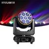 7X40W Bee-Eye RGBW LED Moving Head Zoom Wash Light DMX512 for Disco DJ Club Stage Wedding Live Show Performance Lighting