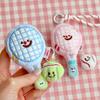 Tennis Doll Keychain Club Tennis Ball Racket