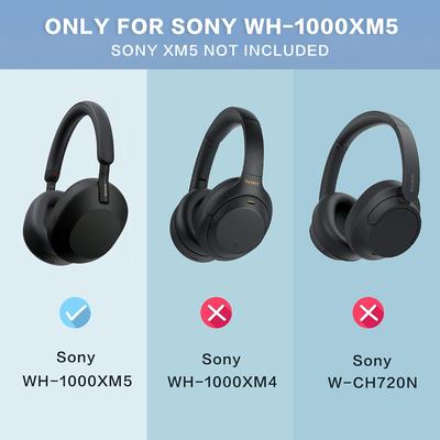 Para Fone de Ouvido Sony WH-1000XM5 capa protetora de silicone / capa protetora de fone de ouvido / Protetor de Almofadas