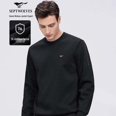 Men's Cotton-Feel Crew Neck Sweatshirt