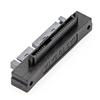 SFF-8482 SATA 22 Pin to 7+15 Pin SATA Male HDD Hard Drive Adapter 90 Degree Angle
