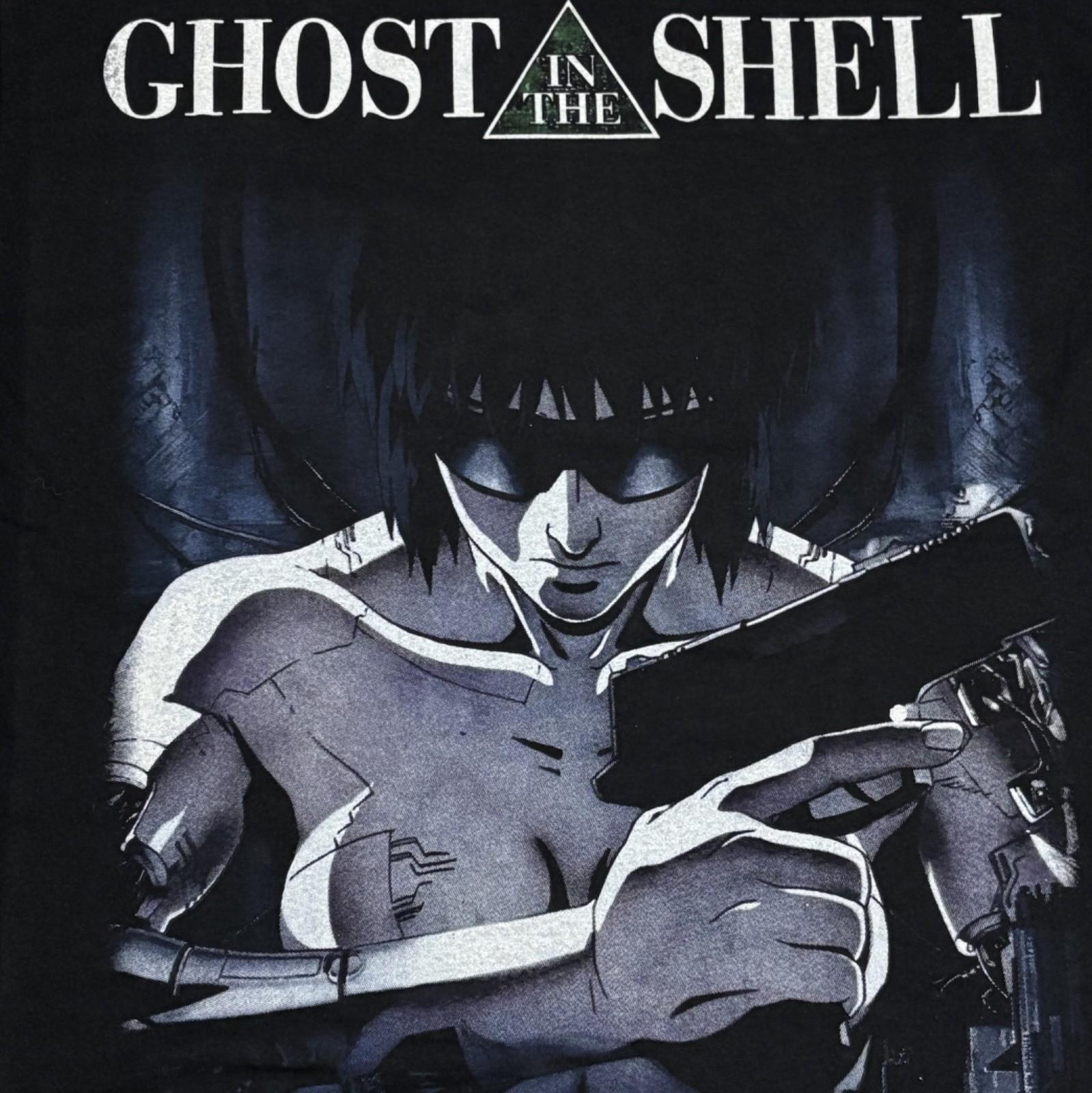 

Vintage Ghost In The Shell 90s Anime Manga Size L Single Stitch T-Shirt Mens Womens Tees Top REPRINT L