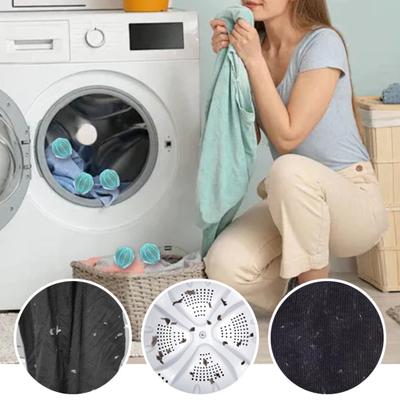 12Pcs Pet Hair Remover Laundry Reusable Lint Catcher Ball Washer Hair Catcher Dog Cat Hair Remover Tool