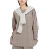 Li Ning China Li Ning T Shirts Unisex Pottery Clay Brown Crew Neck Moderate Straight Fit AHSSB45-6