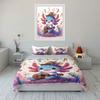 Musical Axolotl Set For Decoration Exquisite Three-Piece Bedding Set Gift For Kids And Adults