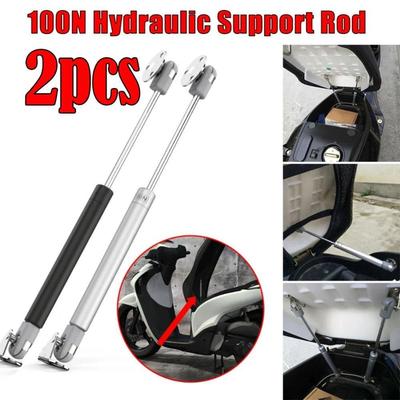 2Pcs Motorcycle Hydraulic Hinges Door Lift Support Universal Plunger Seat Support Rod Lifting Hydraulic Lever for Motorbike.