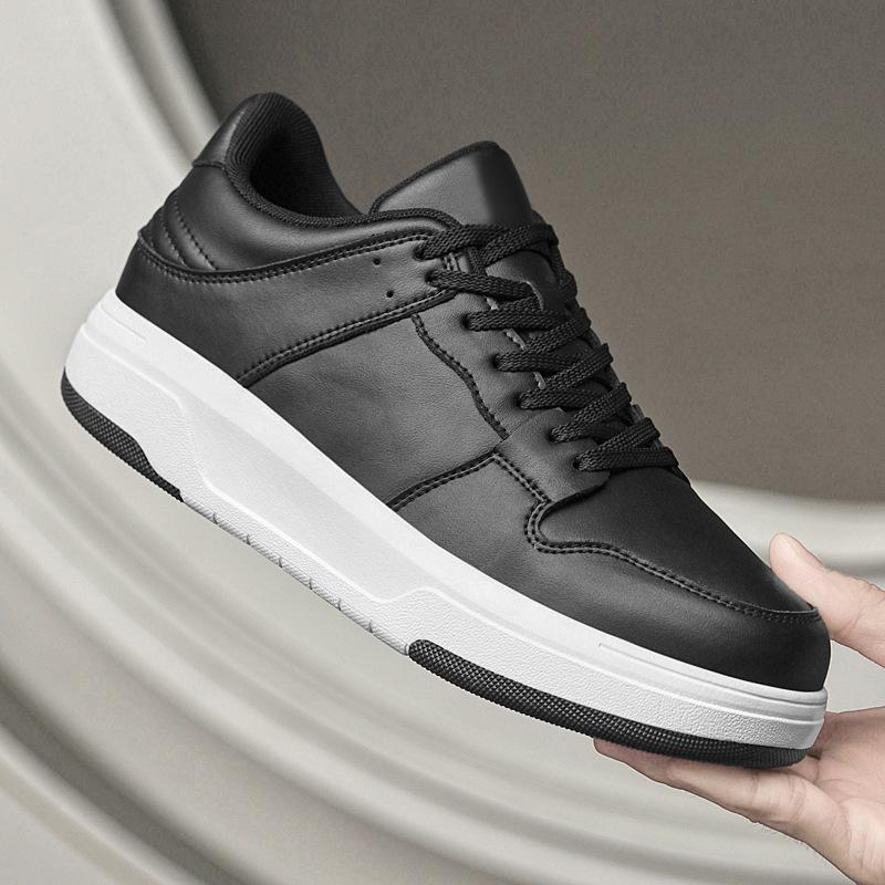 Autumn Men's Invisible Heightening Shoes 8cm Breathable Board Shoes Inner Heightening Men's Shoes Trendy Sports Shoes Casual Board Shoes