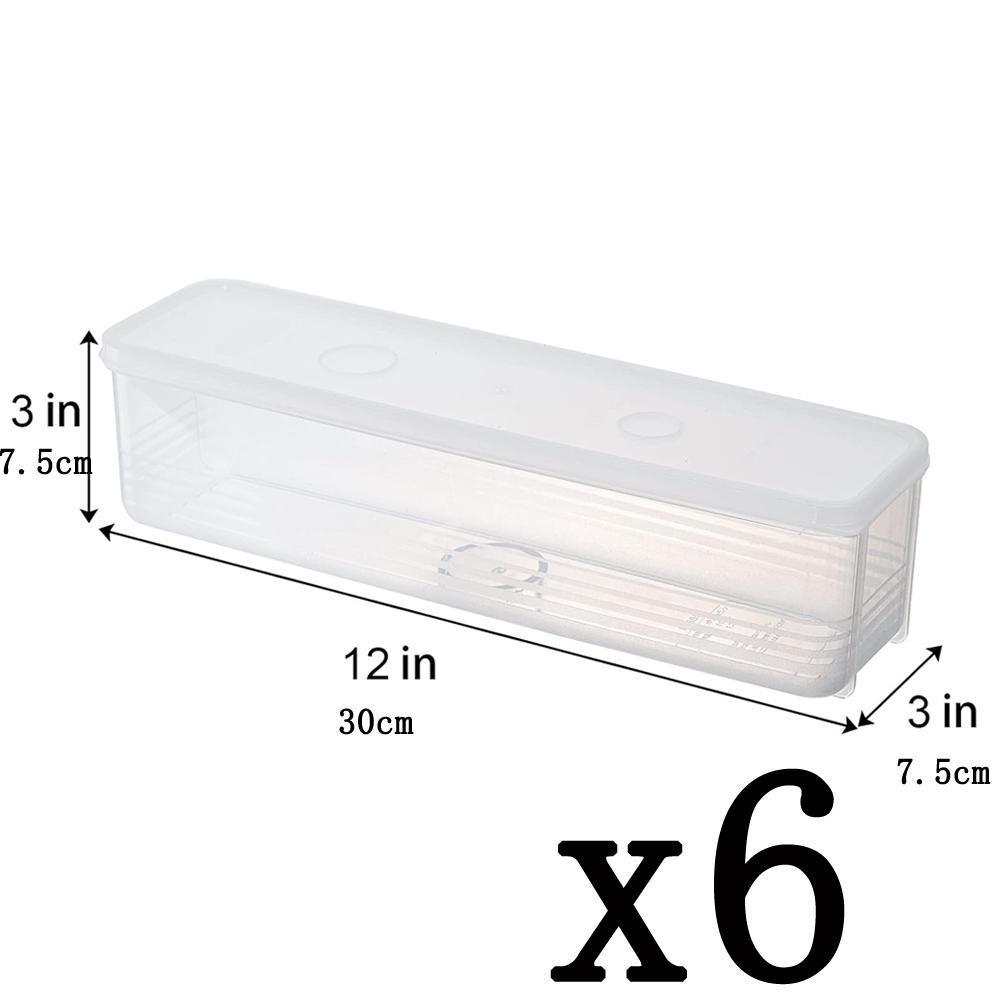 Pasta Storage Containers with Lid, Airtight Spaghetti Noodle Holder Rectangular Chopstick Storage Box Sealed Noodle Canisters