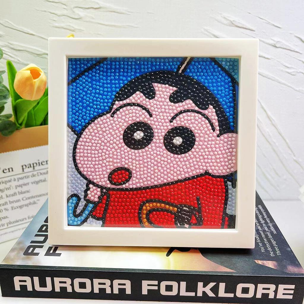 Children'S Diamond Painting Handmade Diy Masonry Painting Cartoon Diamond Sticker Bedroom Living Room Decorative Painting Photo Frame